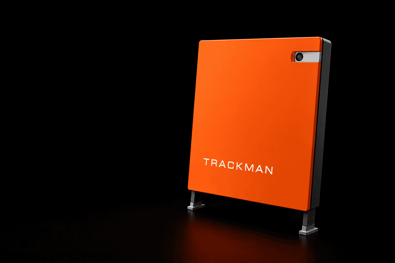 TrackMan launch monitor simulator device